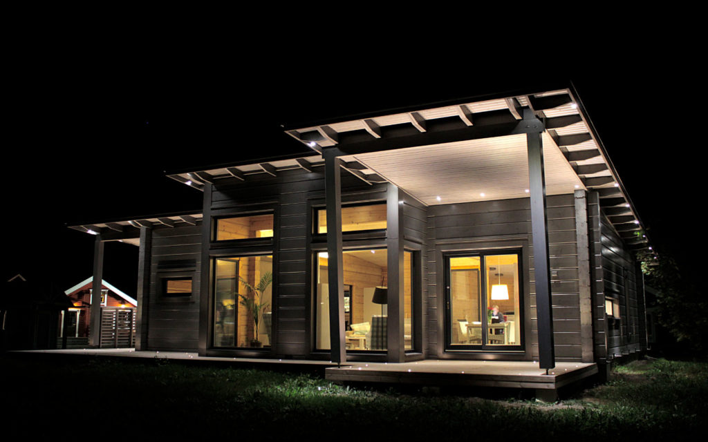 Kontiomökkien LED-valaisimet