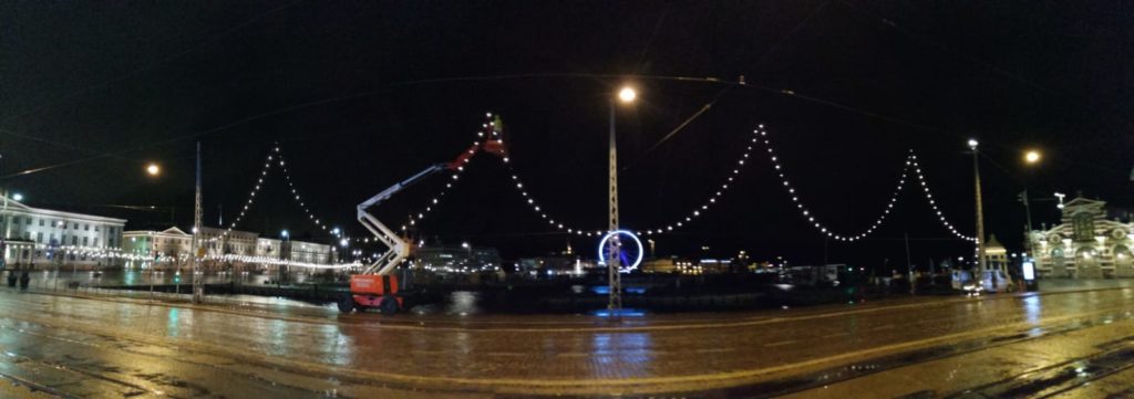 Kauppatorin ja Olympiaterminaalin välinen rantareitti