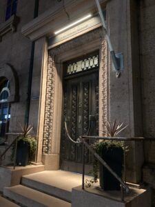 Porvoon julkisivuvalaistus seurakuntatalo